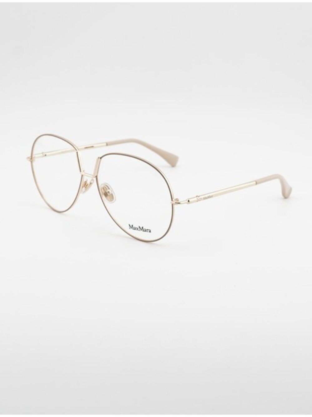 Max Mara MM5119 045 Eyeglasses Gold 57mm Round Frame
